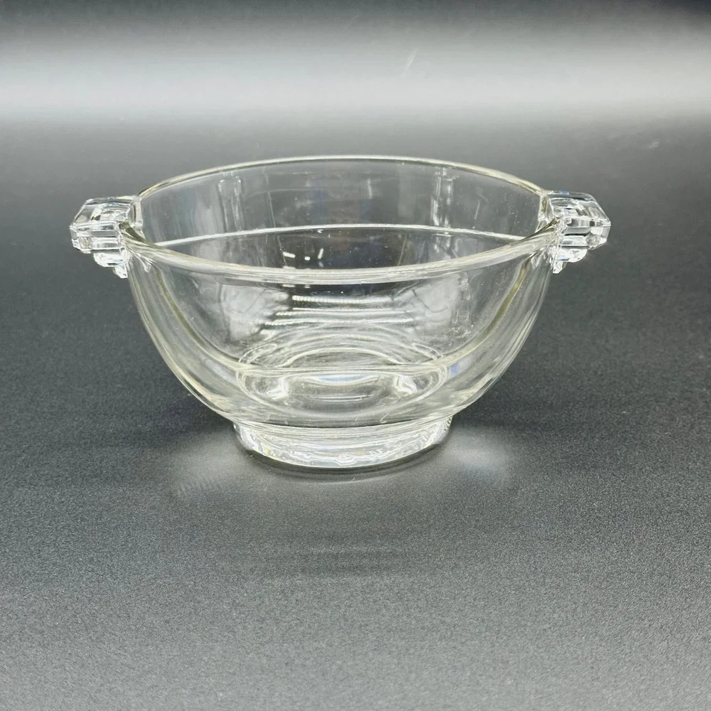 Vintage Cambridge Crystal Pristine Clear Glass Divided Relish Dish Art Deco